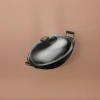 Black wok with glass lid household non-stick frying wok set Specification image